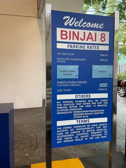 Binjai 8 Premium Soho, Klcc, Nearby Lrt By Ec Apartment Kuala Lumpur